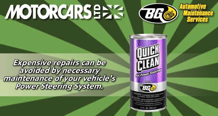 Motorcars Ltd – BG Power Steering Service