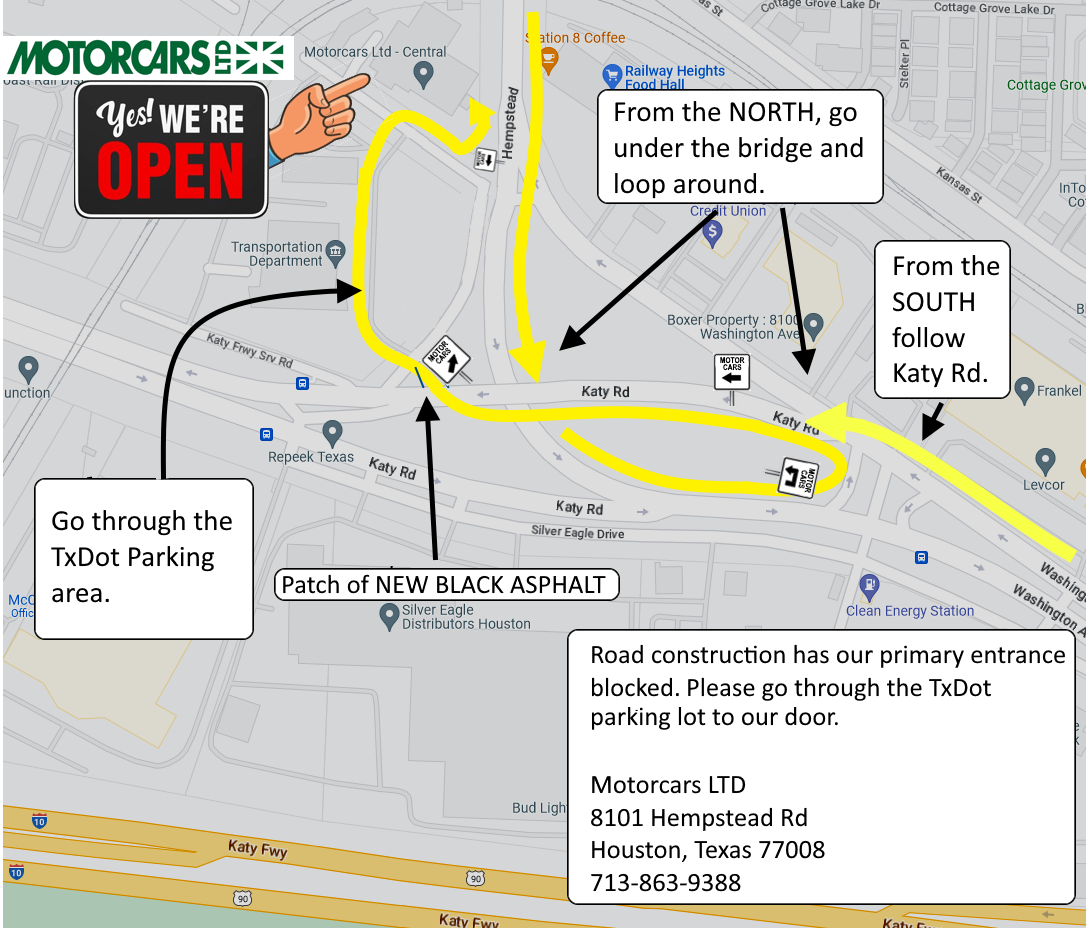 Hempstead Road Construction Detour